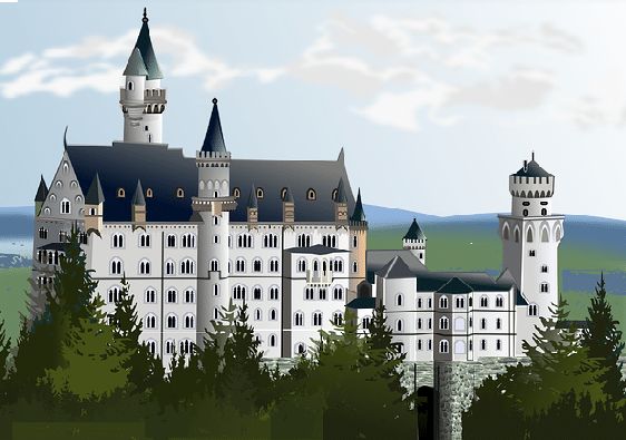 Grafik Schloss